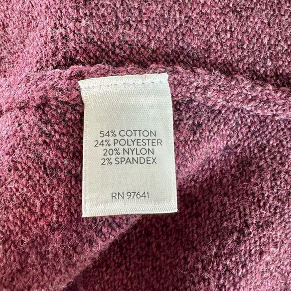 J. Jill Women's V-Neck Side Slit Pullover Sweater Purple Size S - Picture 5 of 6